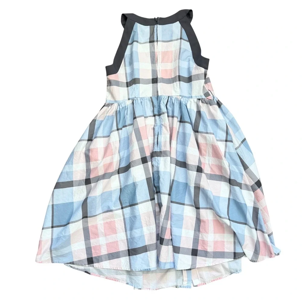 Unique Vintage Plaid Rockabilly Halter Dress preppy Plus Size 2X 18